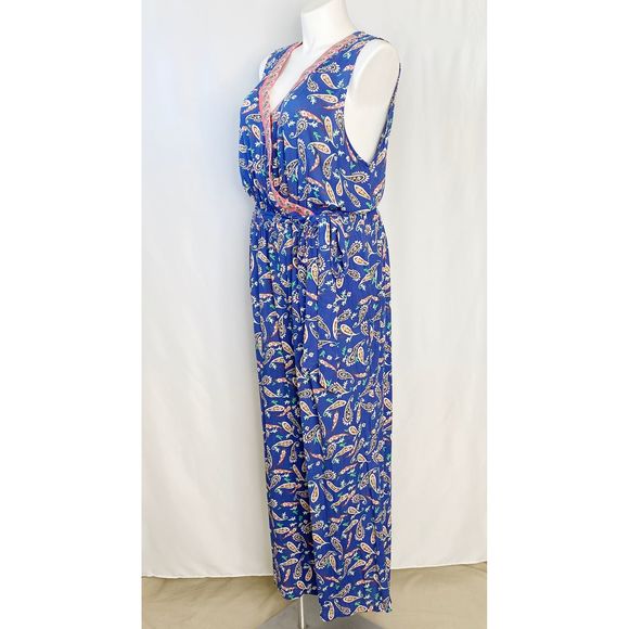NWT Westport Paisley Wrap Top Jumpsuit - Picture 13 of 13